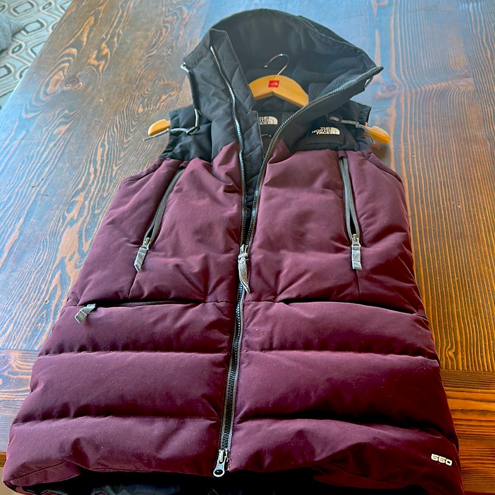 Northface 550 down filled puff vest. Worn once.